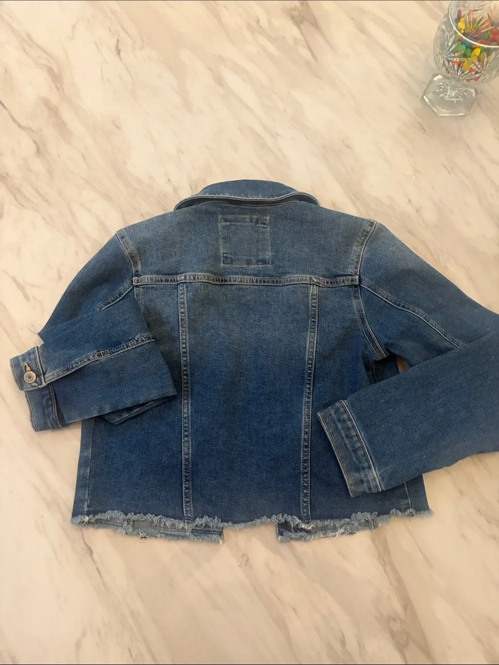 SO Kids Medium Blue Denim Jacket with Button Front